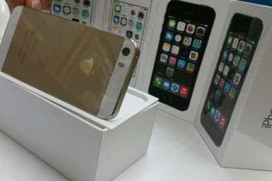 iPhone 5s vàng champagne giảm 'sốt'